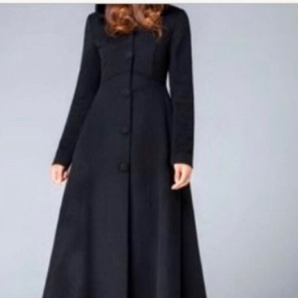 Albert Nipon Jackets & Blazers - BLACK ALBERT NIPON COATS  MADE IN U.S.A SIZE 12